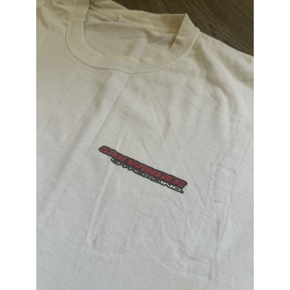 Y2K Sidewinder Offroading White T-Shirt